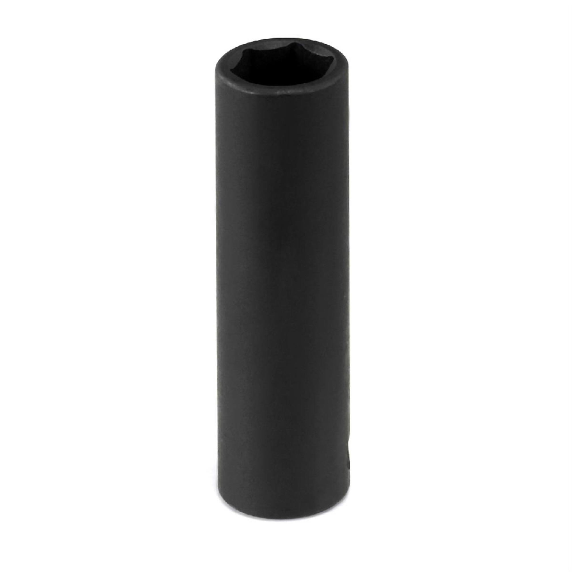 Grey Pneumatic Impact Socket — 7/16in., 3/8in. Drive, 6-Point, Deep, Model# GRE1014D